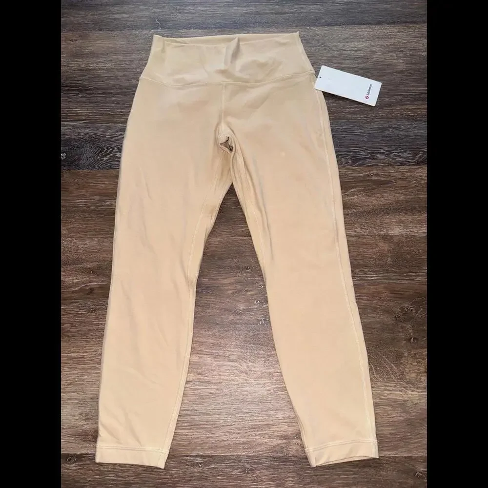 Lululemon Align High Rise 25” Prosecco, Double Lined Size 10 NWT